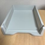 A4ラック　グレー ダイソー 積み重なるので分類分けしやすい！